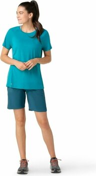 T-shirt outdoor Smartwool Women's Active Ultralite Short Sleeve Deep Lake M T-shirt outdoor - 2