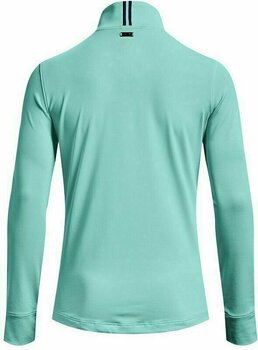 Sweat à capuche/Pull Under Armour Women's UA Zinger 1/4 Zip Blue Foam/Metallic Silver S - 2