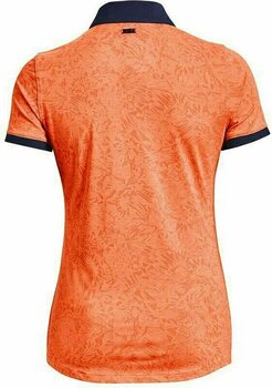 Chemise polo Under Armour Women's UA Zinger Novelty Polo Orange Blast/Metallic Silver M - 2