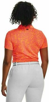 Chemise polo Under Armour Women's UA Zinger Printed Pink Shock/Orange Blast/Metallic Silver L Chemise polo - 4