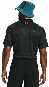 Chemise polo Under Armour Men's UA Performance 3.0 Deuces Polo Black/Still Water/Rebel Pink L - 4