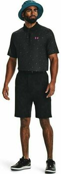 Chemise polo Under Armour Men's UA Performance 3.0 Deuces Polo Black/Still Water/Rebel Pink L - 5