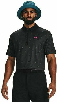Chemise polo Under Armour Men's UA Performance 3.0 Deuces Polo Black/Still Water/Rebel Pink XL - 3