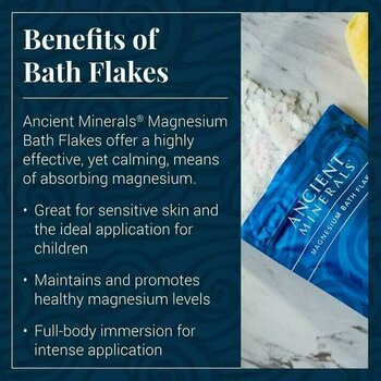 Vápnik, Magnézium, Zinok Ancient Minerals Magnesium Bath Flakes 750 g Vápnik, Magnézium, Zinok - 5