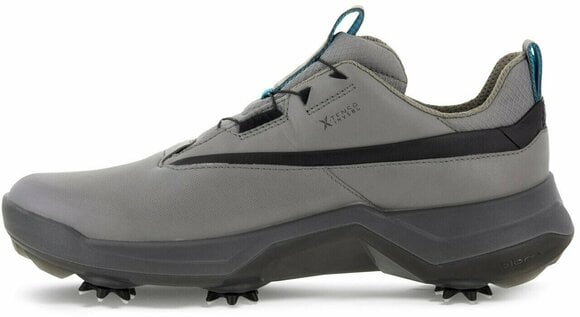 Heren golfschoenen Ecco Biom G5 BOA Mens Golf Shoes Steel/Black 46 - 5