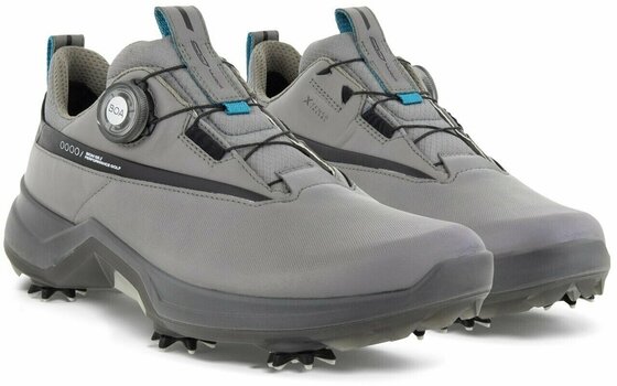 Heren golfschoenen Ecco Biom G5 BOA Mens Golf Shoes Steel/Black 46 - 7