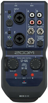 Μετατροπέας 'Ηχου USB - Κάρτα Ήχου Zoom U-44 - 2