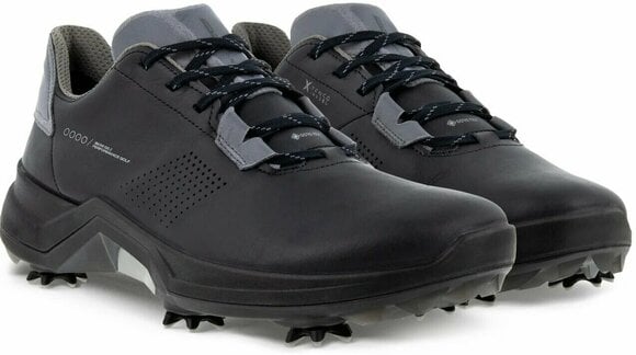 Heren golfschoenen Ecco Biom G5 Mens Golf Shoes Black/Steel 46 - 6