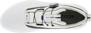 Calçado de golfe para homem Ecco Biom G5 BOA White/Black - 5