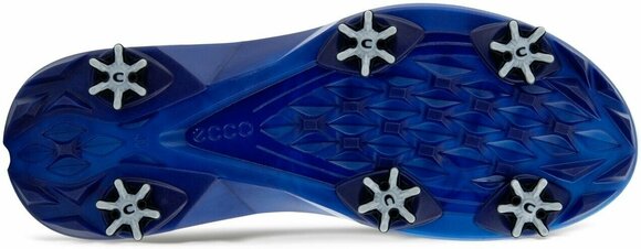 Heren golfschoenen Ecco Biom G5 Mens Golf Shoes White/Blue Dephts 40 - 8