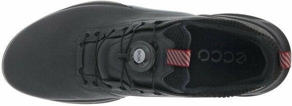 Heren golfschoenen Ecco Biom C4 BOA Mens Golf Shoes Magnet/Black 45 - 8