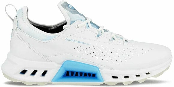 Heren golfschoenen Ecco Biom C4 Mens Golf Shoes White/Blue 40 - 2