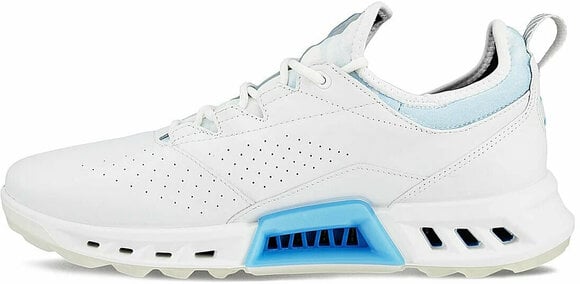 Pánske golfové topánky Ecco Biom C4 Mens Golf Shoes White/Blue 40 - 5