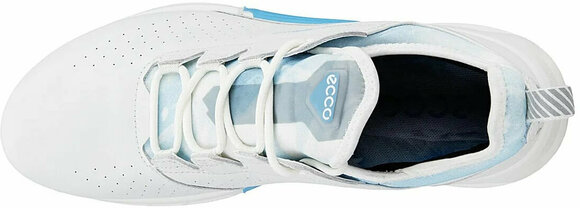 Pánske golfové topánky Ecco Biom C4 Mens Golf Shoes White/Blue 40 - 7