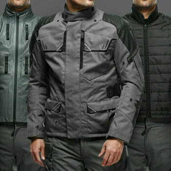 Tekstiljakke Dainese Ladakh 3L D-Dry Jacket Iron Gate/Black 44 Tekstiljakke - 18