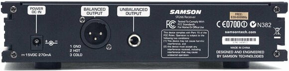Système sans fil avec micro serre-tête Samson Synth 7 Headset - 3