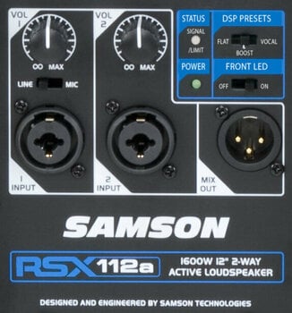 Actieve luidspreker Samson RSX112A Actieve luidspreker - 3