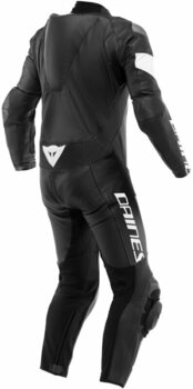 One-piece Motorcycle Suit Dainese Tosa Leather 1Pc Suit Perf. Black/Black/White 44 One-piece Motorcycle Suit - 2