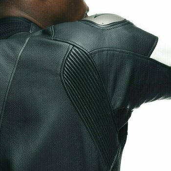 Yksiosainen moottoripyöräpuku Dainese Tosa Leather 1Pc Suit Perf. Black/Black/White 50 Yksiosainen moottoripyöräpuku - 6