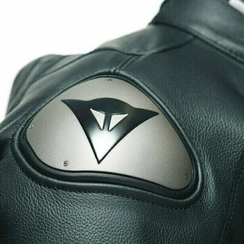 Jednodielna moto kombinéza Dainese Tosa Leather 1Pc Suit Perf. Black/Black/White 50 Jednodielna moto kombinéza - 9