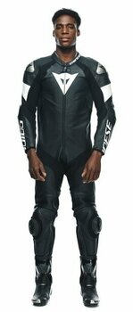 Jednoczęściowy kombinezon motocyklowy Dainese Tosa Leather 1Pc Suit Perf. Black/Black/White 50 Jednoczęściowy kombinezon motocyklowy - 10