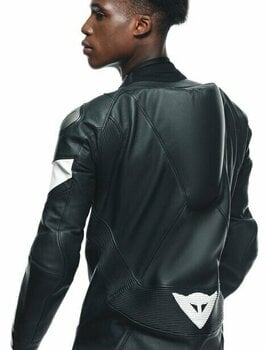 Fato de motociclismo de uma peça Dainese Tosa Leather 1Pc Suit Perf. Black/Black/White 50 Fato de motociclismo de uma peça - 14