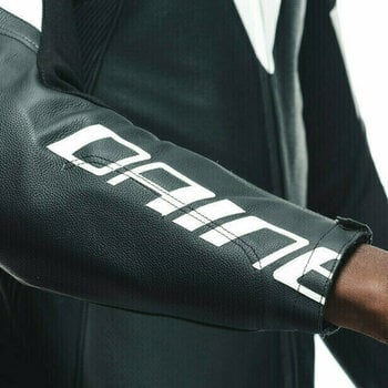 Enodelen motoristični kombinezon Dainese Tosa Leather 1Pc Suit Perf. Black/Black/White 52 Enodelen motoristični kombinezon - 3