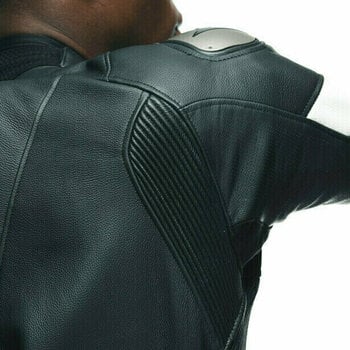 Jednodielna moto kombinéza Dainese Tosa Leather 1Pc Suit Perf. Black/Black/White 52 Jednodielna moto kombinéza - 6