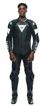 Tuta da moto intera Dainese Tosa Leather 1Pc Suit Perf. Black/Black/White 52 Tuta da moto intera - 10