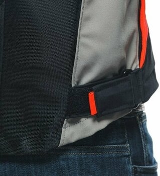 Tekstilna jakna Dainese Super Rider 2 Absoluteshell™ Jacket Black/Dark Full Gray/Fluo Red 44 Tekstilna jakna - 12