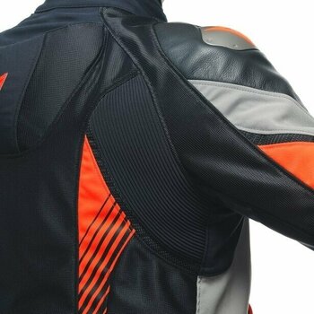 Kangastakki Dainese Super Rider 2 Absoluteshell™ Jacket Black/Dark Full Gray/Fluo Red 44 Kangastakki - 13