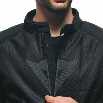 Textiljacke Dainese Ignite Air Tex Jacket Black/Black/Gray Reflex 44 Textiljacke - 10