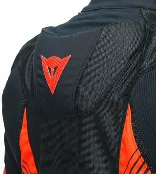 Textiljacka Dainese Super Rider 2 Absoluteshell™ Jacket Black/Dark Full Gray/Fluo Red 44 Textiljacka - 14