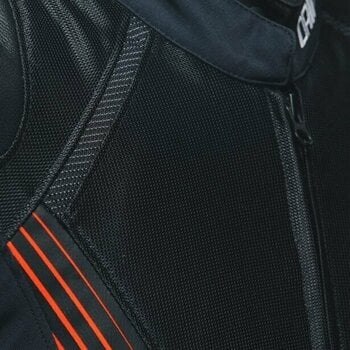 Textiljacka Dainese Super Rider 2 Absoluteshell™ Jacket Black/Dark Full Gray/Fluo Red 44 Textiljacka - 15