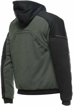 Sweatshirt Dainese Daemon-X Safety Hoodie Full Zip Green/Black 44 Sweatshirt - 2