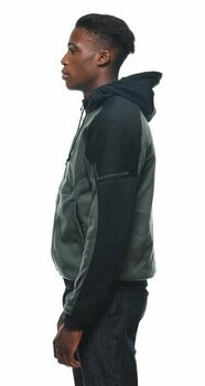 Sweatshirt Dainese Daemon-X Safety Hoodie Full Zip Green/Black 44 Sweatshirt - 9