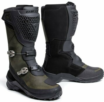 Motoros csizmák Dainese Seeker Gore-Tex® Boots Black/Army Green 45 Motoros csizmák - 5