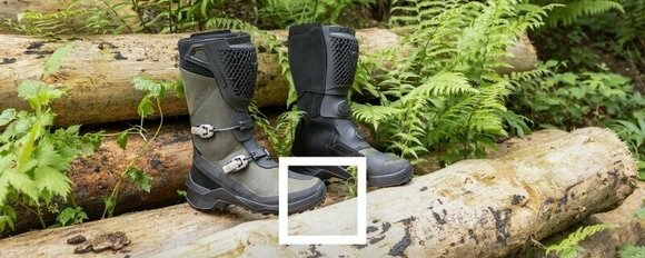 Motoros csizmák Dainese Seeker Gore-Tex® Boots Black/Army Green 45 Motoros csizmák - 20