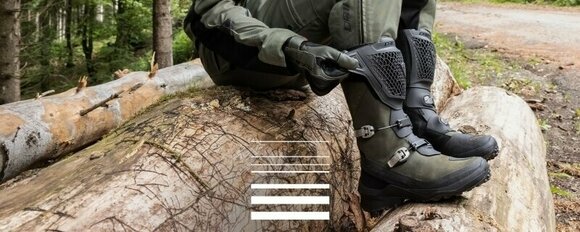 Schoenen Dainese Seeker Gore-Tex® Boots Black/Army Green 45 Schoenen - 21