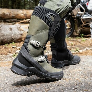 Topánky Dainese Seeker Gore-Tex® Boots Black/Army Green 45 Topánky - 23