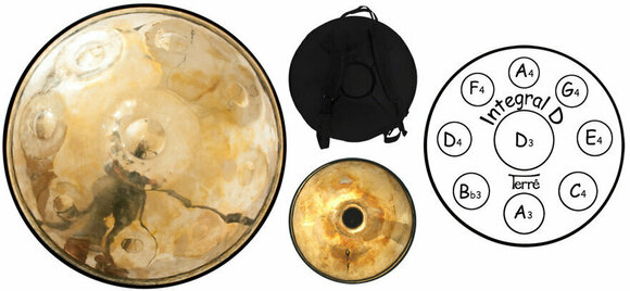 Percussão Terre Gong-Pan brass Integral D - 2