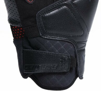Rukavice Dainese Unruly Ergo-Tek Gloves Black/Fluo Red XL Rukavice - 5