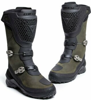 Motoros csizmák Dainese Seeker Gore-Tex® Boots Black/Army Green 46 Motoros csizmák - 7