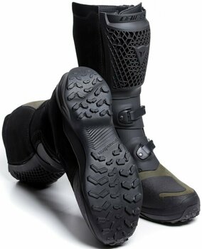 Motorcycle Boots Dainese Seeker Gore-Tex® Boots Black/Army Green 46 Motorcycle Boots - 8