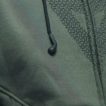 Sweater Dainese Daemon-X Safety Hoodie Full Zip Green/Black 48 Sweater - 14