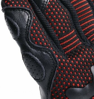 Motoros kesztyűk Dainese Unruly Ergo-Tek Gloves Black/Fluo Red XL Motoros kesztyűk - 8