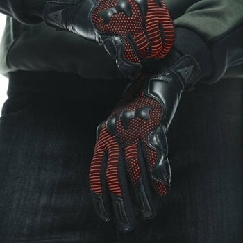 Motorradhandschuhe Dainese Unruly Ergo-Tek Gloves Black/Fluo Red XL Motorradhandschuhe - 15