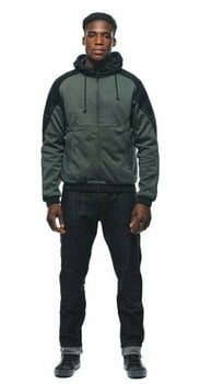 Sweatshirt Dainese Daemon-X Safety Hoodie Full Zip Green/Black 52 Sweatshirt - 3