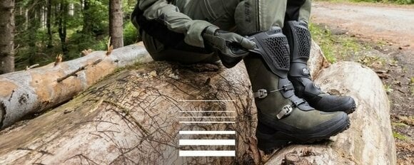 Schoenen Dainese Seeker Gore-Tex® Boots Black/Army Green 47 Schoenen - 21