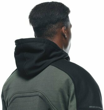 Mikina Dainese Daemon-X Safety Hoodie Full Zip Green/Black 52 Mikina - 12